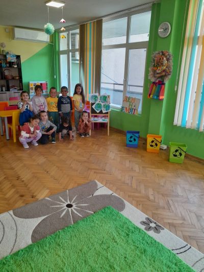 Ден на Земята в група Пчеличка, с. Крушовица - ДГ Незабравка - Мизия