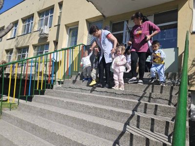 Учебна тренировка по Плана за действия при пожар 2025-град Мизия - ДГ Незабравка - Мизия