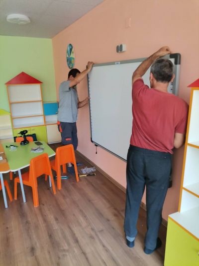 Ремонтни дейности в база Пчелица - ДГ Незабравка - Мизия