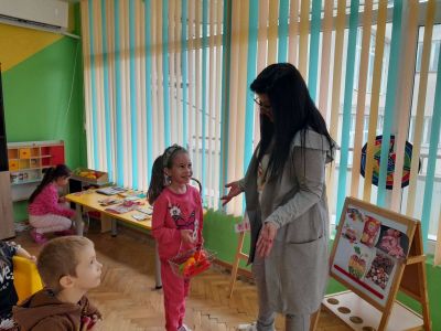 Занимание на тема: "За да бъда здрав" - ДГ Незабравка - Мизия