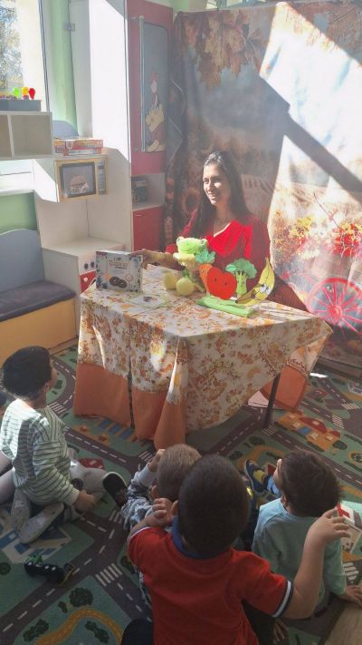 Ситуация на тема: "За да бъда здрав - плодовете и зеленчуците са наши приятели"  - ДГ Незабравка - Мизия