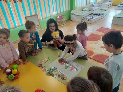 "Плодовете и зеленчуците - полезни храни" - ДГ Незабравка - Мизия