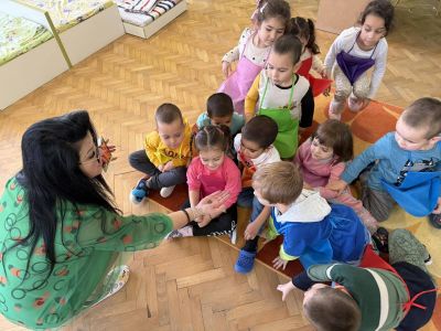 Тема: "Плодовете и зеленчуците - полезни храни"  - ДГ Незабравка - Мизия