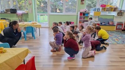 Тема: "Плодовете и зеленчуците полезни храни - весела плодова салата." - ДГ Незабравка - Мизия