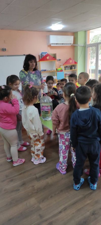 Тема: "Водата е живот" - ДГ Незабравка - Мизия