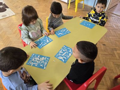 Тема: „Снежинка на път“ - ДГ Незабравка - Мизия
