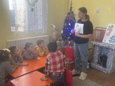 Тема: Дядо Коледа и Снежният човек“ - ДГ Незабравка - Мизия