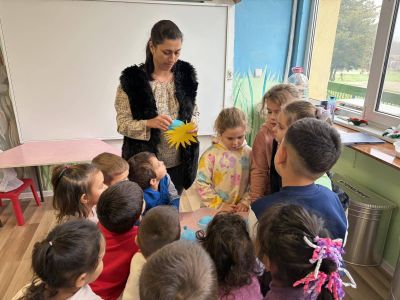 Тема: “Водата и нашето здраве: Водната капчица разказва”  - ДГ Незабравка - Мизия