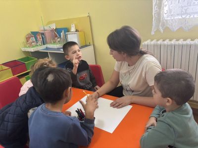  тема „Зимен пейзаж“. - ДГ Незабравка - Мизия