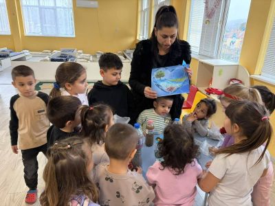 Тема: “Водата и нашето здраве: Чиста вода - здраве за всички” - ДГ Незабравка - Мизия