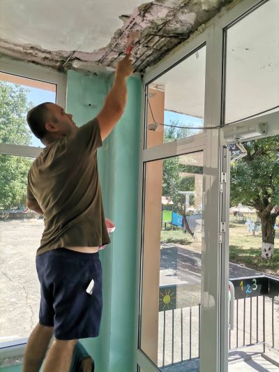 Ремонтни дейности в база Пчелица, село Софрониево - ДГ Незабравка - Мизия