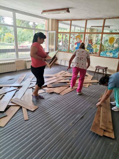 Ремонтни дейности в база Пчелица, село Софрониево - ДГ Незабравка - Мизия