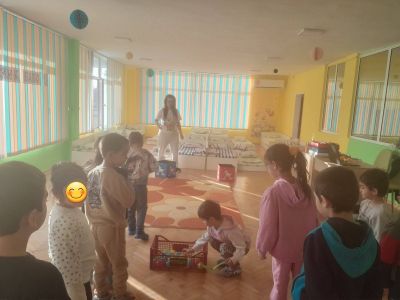 Дейност: "Спортна щафета - Весела надпревара" - ДГ Незабравка - Мизия
