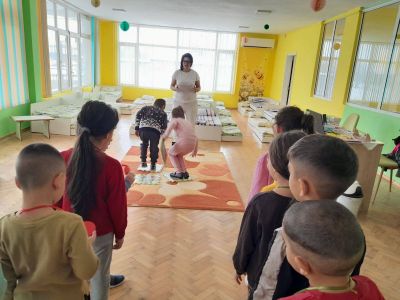 спортната дейност: „Спортен старт – весело загряване“ - ДГ Незабравка - Мизия