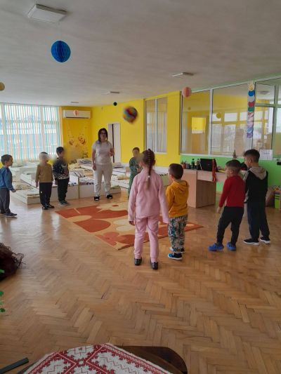 спортната дейност: „Спортен старт – весело загряване“ - ДГ Незабравка - Мизия