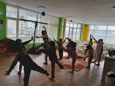 спортната дейност: „Спортен старт – весело загряване“ - ДГ Незабравка - Мизия