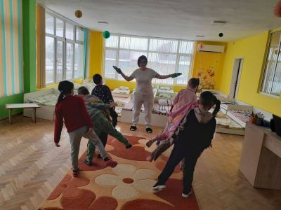 спортната дейност: „Спортен старт – весело загряване“ - ДГ Незабравка - Мизия