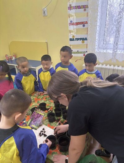 Тема: „Моето магическо семенце“ - ДГ Незабравка - Мизия