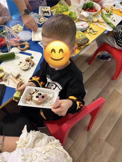 Тема: „Здрави, силни и весели - със спорт и вкусни зеленчуци: Здрави с мама и тате“ - ДГ Незабравка - Мизия