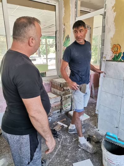 Ремонтни дейности в база Пчелица, село Софрониево - ДГ Незабравка - Мизия