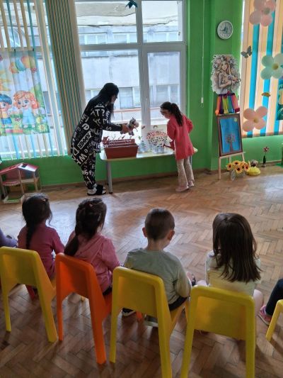 Тема: "Зеленчукова дъга" - ДГ Незабравка - Мизия