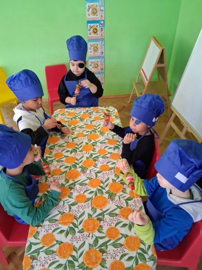Тема: „Зеленчукови шишчета“ - ДГ Незабравка - Мизия