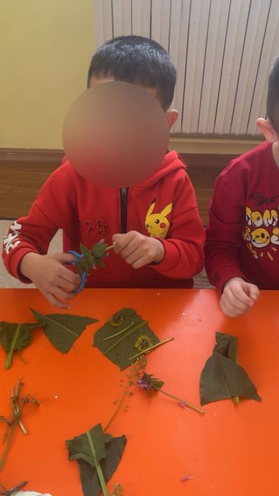 Тема: „Кошничка от природни материали“ - ДГ Незабравка - Мизия